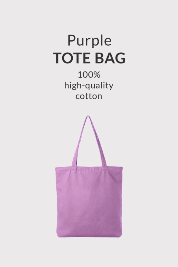 Tote Bag Purple - Image 4